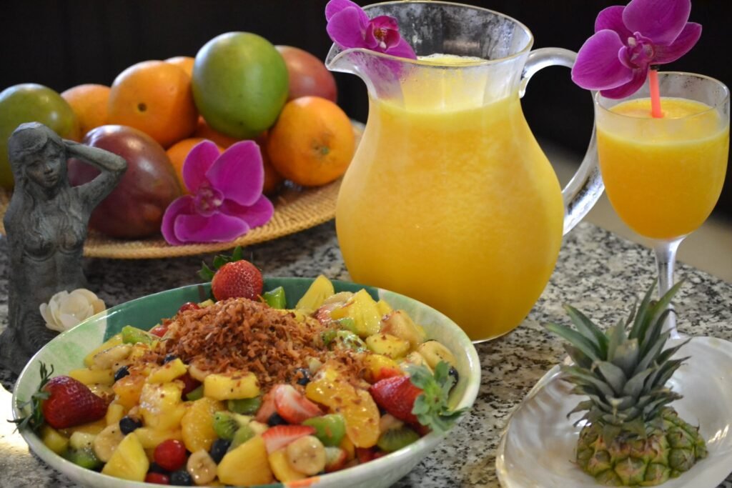 Julie’s Mango Sunset Cocktail