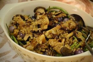 Chinese long bean casserole with mushrooms_small
