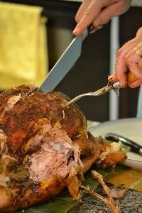 carving into the turkey_small