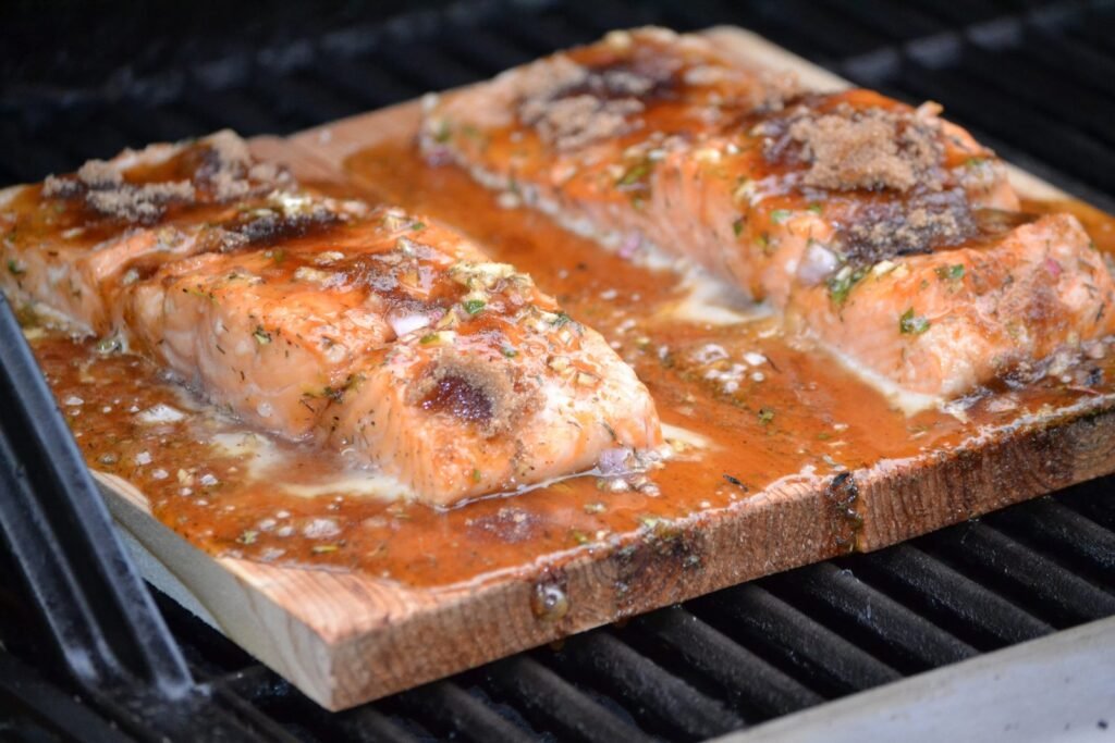 Grilled Cedar Plank Salmon