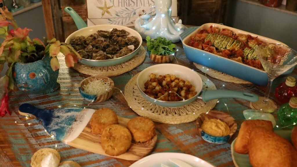 Beachy Christmas Grub