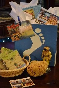 gift of olive oil soaps and a tarpon springs sponge_small