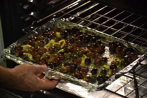Roasting the olives_small