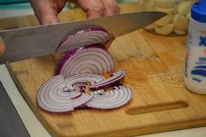 slicing the red onion_small